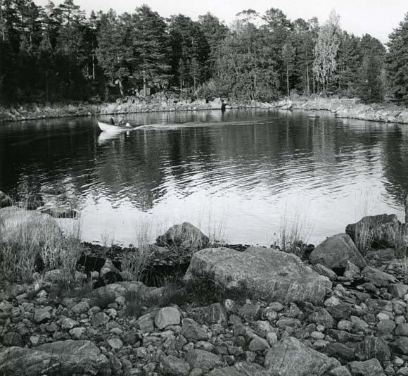 Gammal fiskehamn vid Korsholmsudden, Långvind, Enånger.