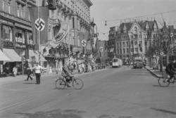 Markering av Nazi Gautag 9.-12. juni 1938 i Hannover, Tyskla