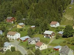 Småhusbebyggelse. Hus tilhørende Rønningen og  Bekkevold ?