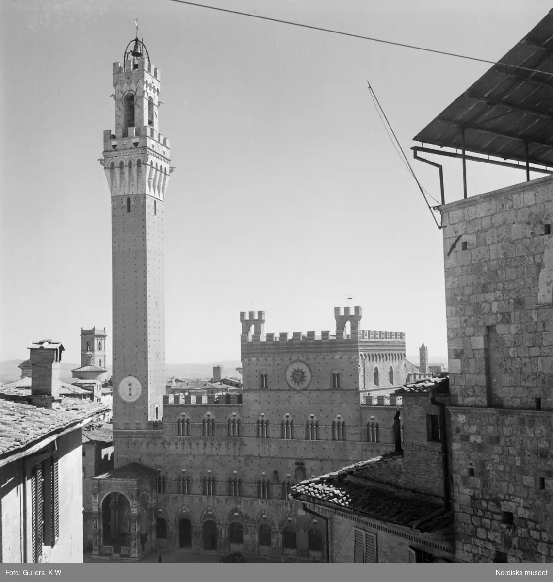 88-meterstornet på Palazzo pubblico i Siena.