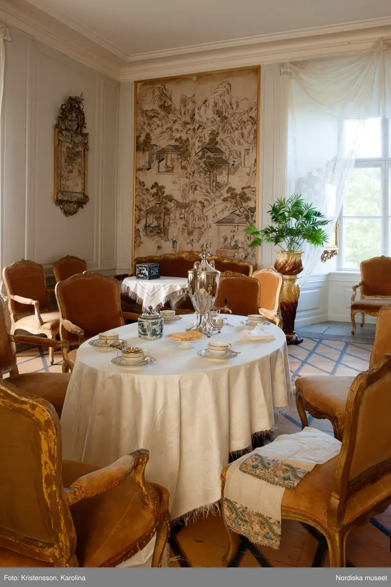 Tyresö slott, interiör - Nordiska museet / DigitaltMuseum