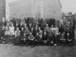 Elever og lærere på Røros Middelskole ca. 1935