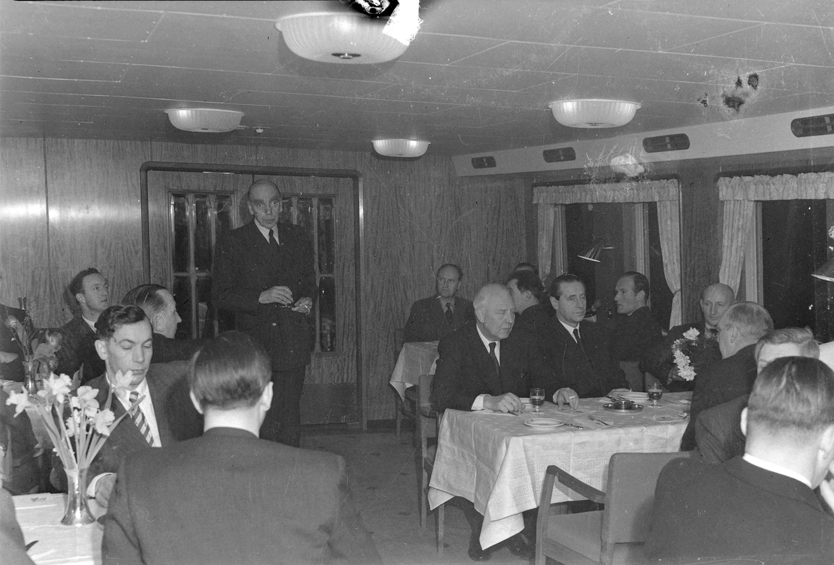 Hurtigrute Håkon Jarl på sin første tur nordover.