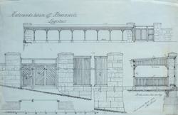 Ålesund offentlige allmueskole [Arbeidstegning]