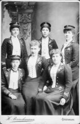 Trolig et familiefoto fra familien Christian Johnsen jr. var