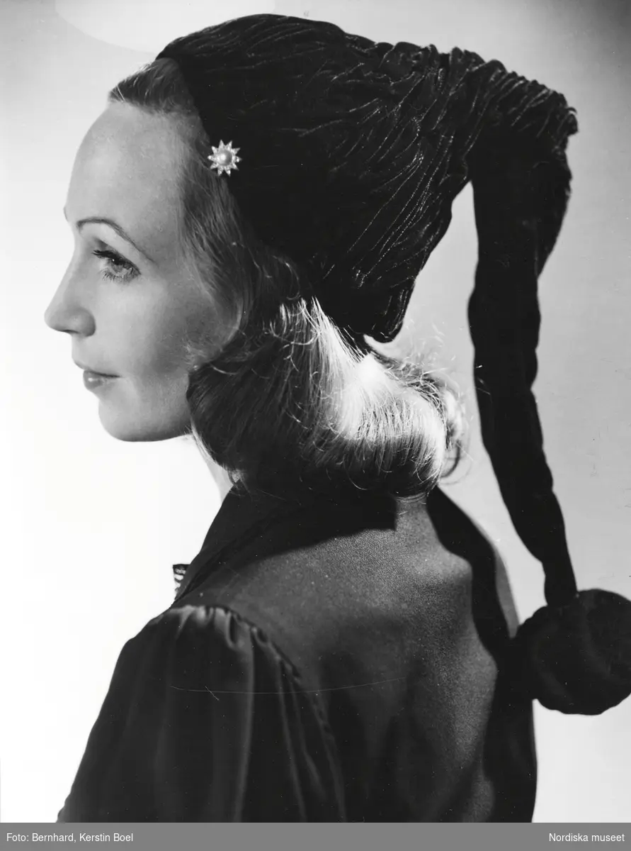 Porträtt av skådespelerskan Inga Tidblad (1901–1975)