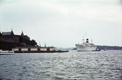 Turistskip ved Akershuskaia.