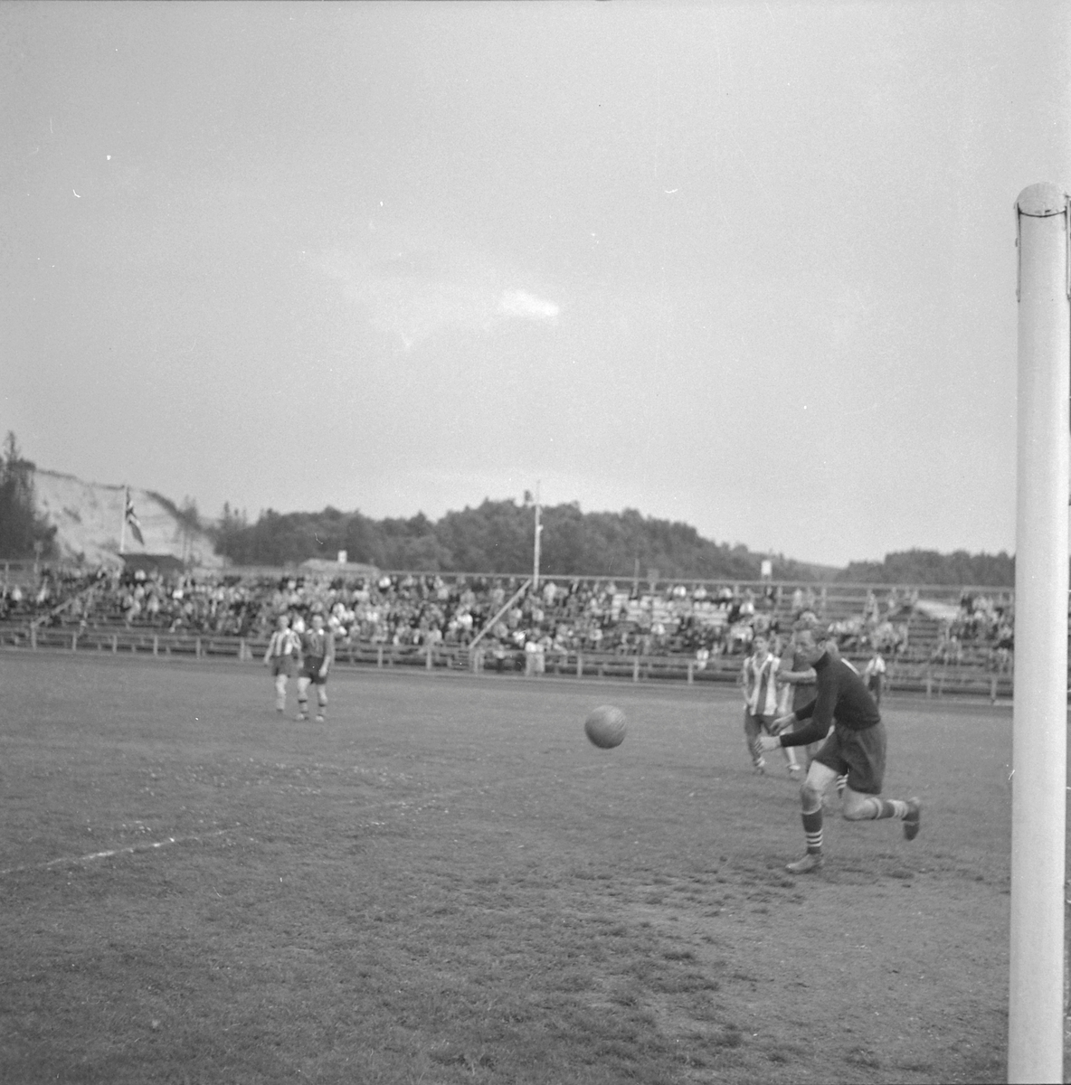 Fotballkamp mellom Kvik og Nessegutten på Lerkendal stadion