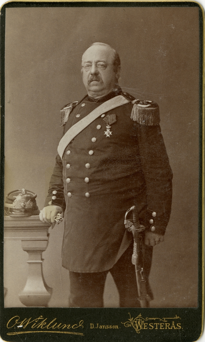 Porträtt av regementsläkare August Fredrik Stål.