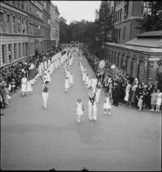 1. Mai 1932 på Dælenenga i Oslo. Medlemmer av A.K.K. (Arbeid
