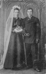 Portrett av brudepar