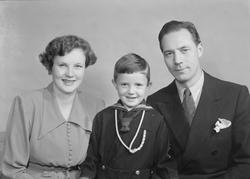 Torbjørn Severinsen med kone og sønn