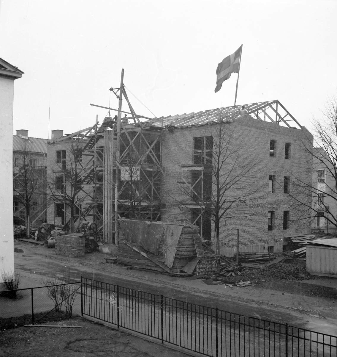 H.S.B. Taklagsfest på Söder. Maj 1944