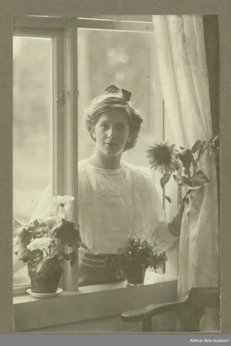 Porträtt på Helfrid Nilsson, Therése Wallgrens dotter.