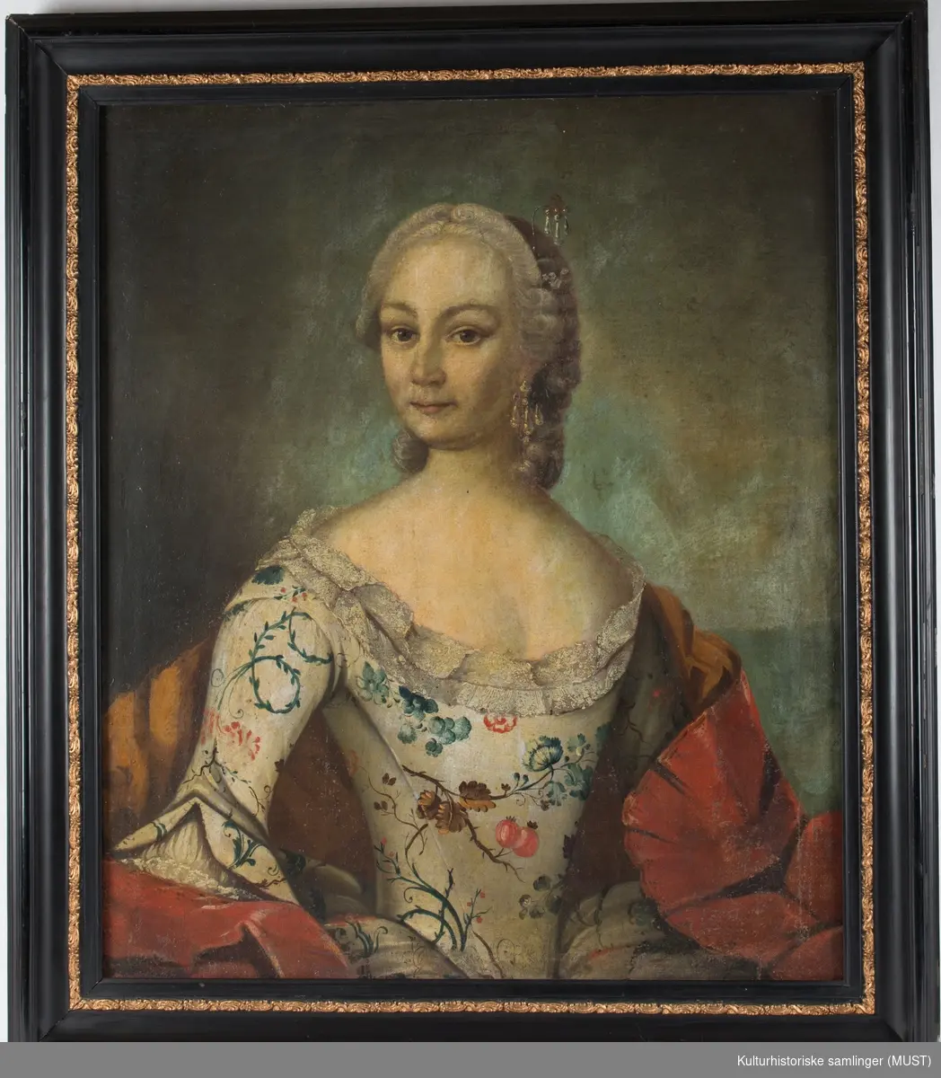 Portrett av Inger Jensdatter Bugge (f.Alsing) (1727 - 1761)