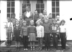 Skolebilde fra folkeskolen, Nesheim skole.