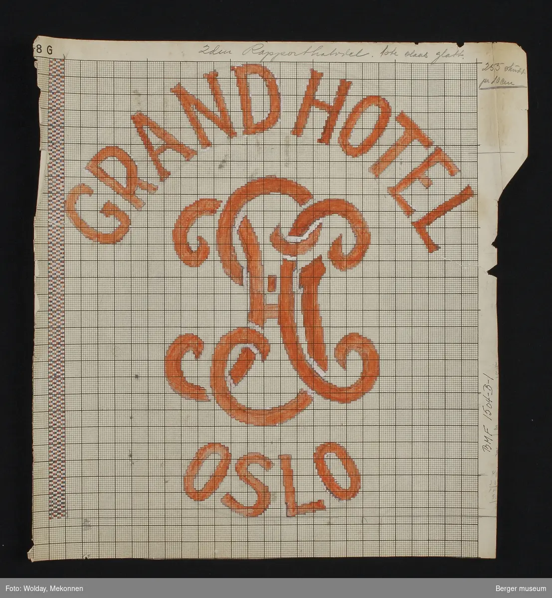 GRAND HOTEL. OSLO. GH (logo).