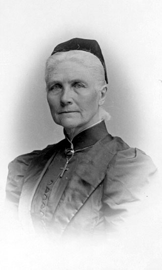 Fröken Wilhelmina Lagerholm, foto juni 1894.
