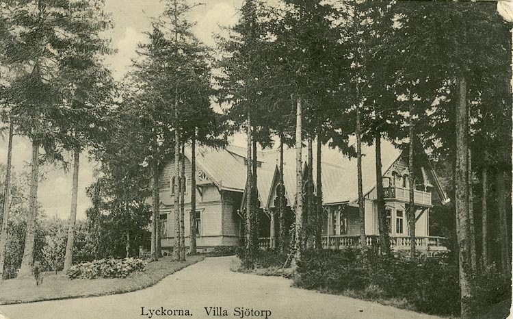 Enligt Bengt Lundins noteringar: "Lyckorna. Villa Sjötorp".