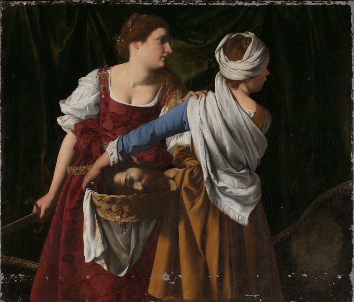 Judith og tjenestekvinnen med Holofernes' hode [Maleri ...