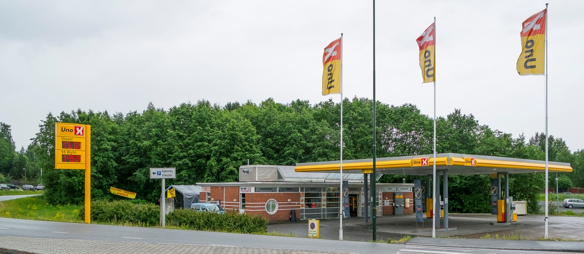 Uno X bensinstasjon Gjønnesjordet Bekkestua Bærum