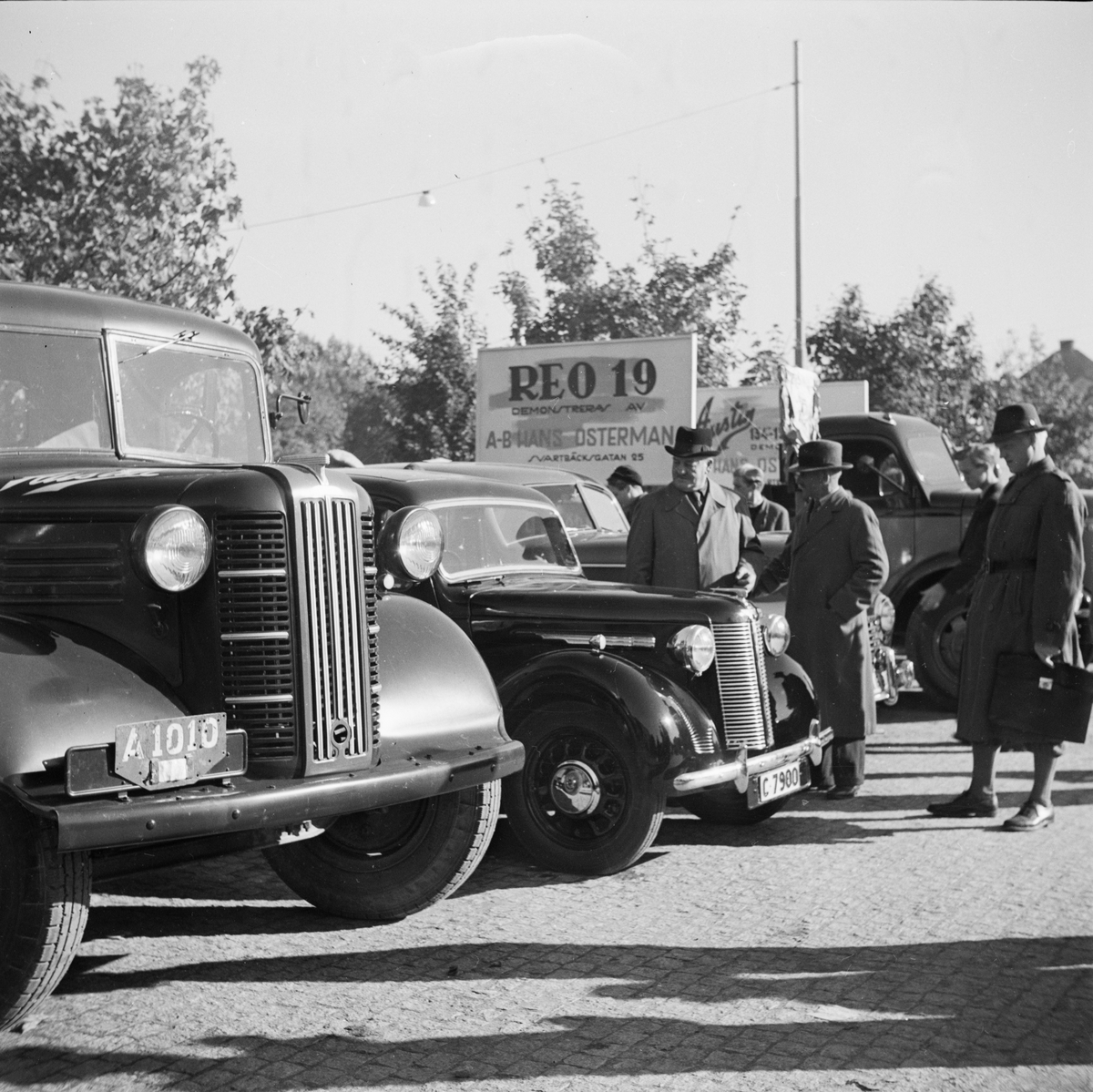 Osterman, Hans AB, bilmarknad, Uppsala, oktober 1946