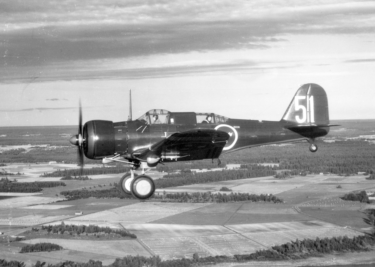 Militärflyplan, amerikanskt bombplan modell Northrop Model 8.