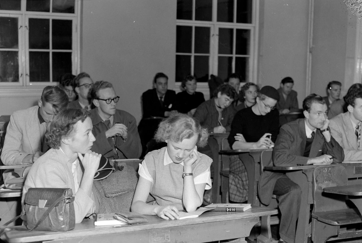 Studentens Frivillige Undervisning, semesterstart høsten 1952