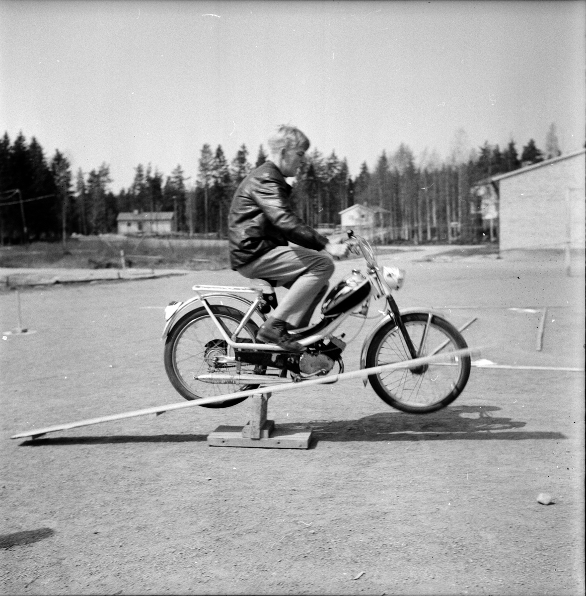 Granbergsskolan,
Mopedtävlan,
25 Maj 1965
