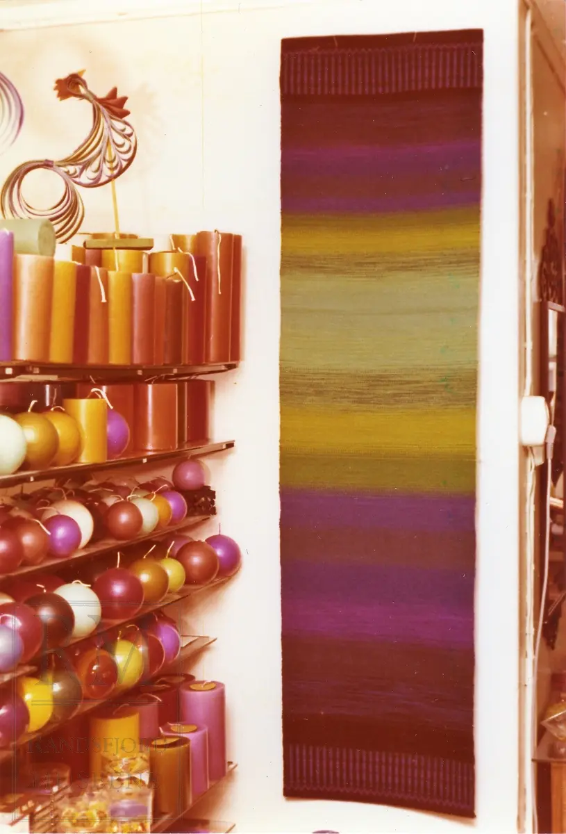 Interiør fra brukskunst og gavebutikk i Vassenden i Gran.