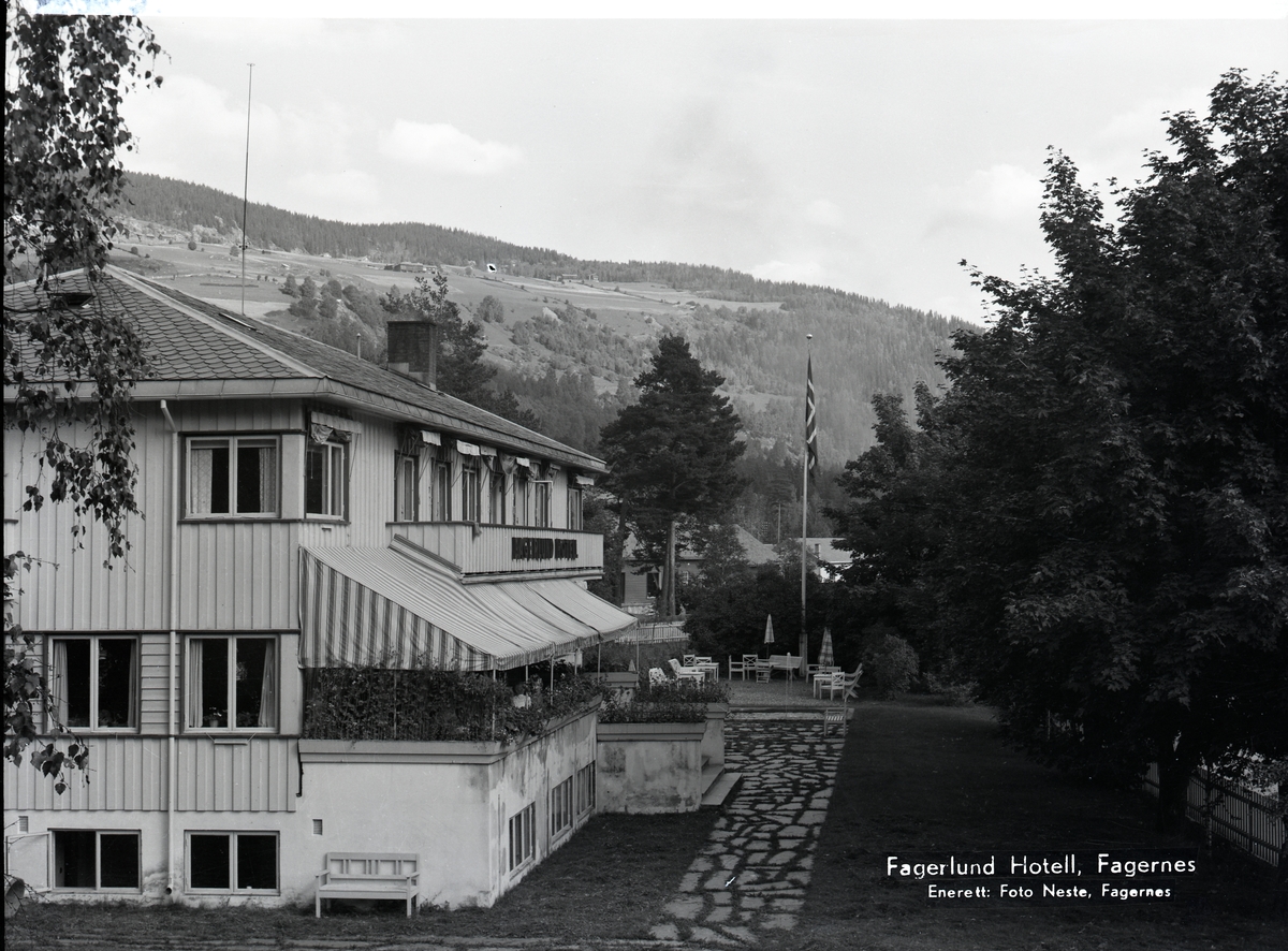 Fagerlund hotell, Fagernes.