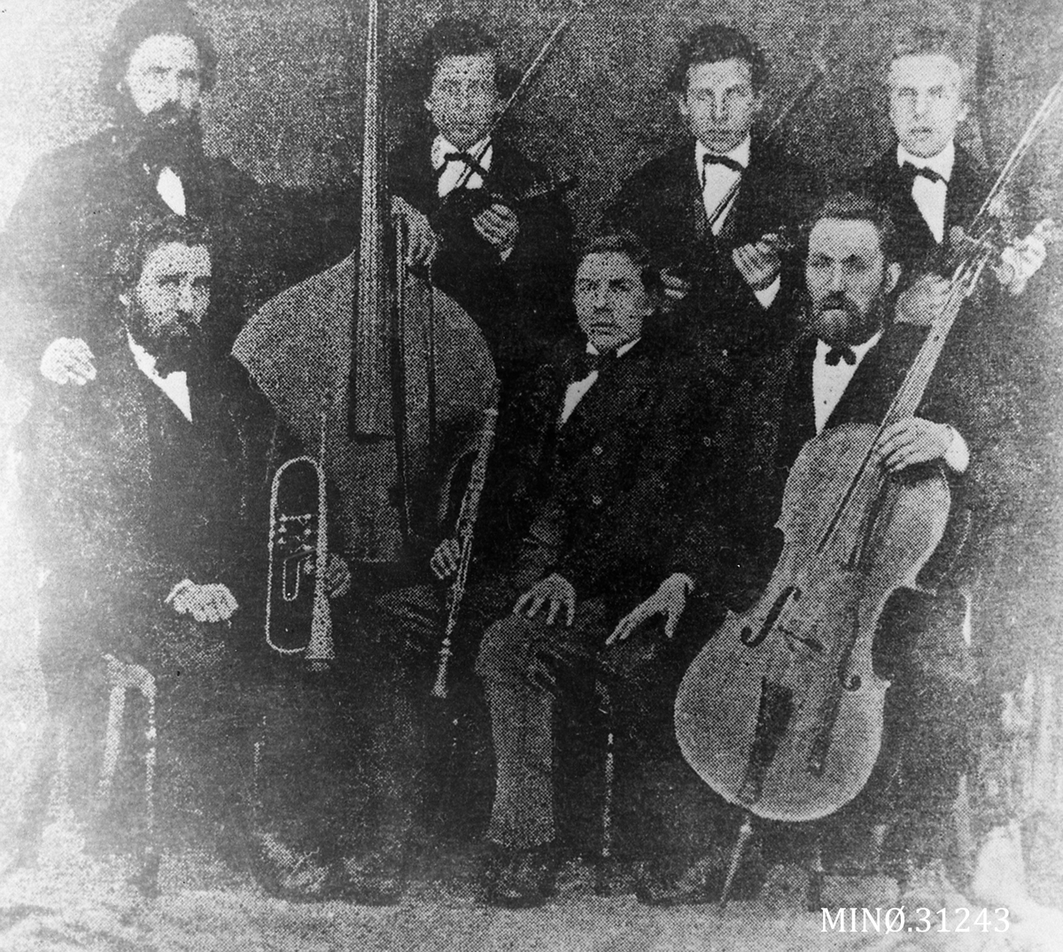 Orkester. Ytre Rendal Orkester - Stormusikken, 1878.