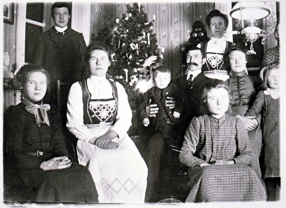 Familie på Nordheim i Tranøy ca.1910.