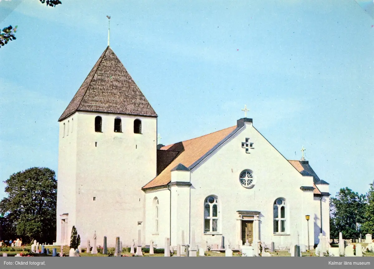 Vykort över Persnäs kyrka.