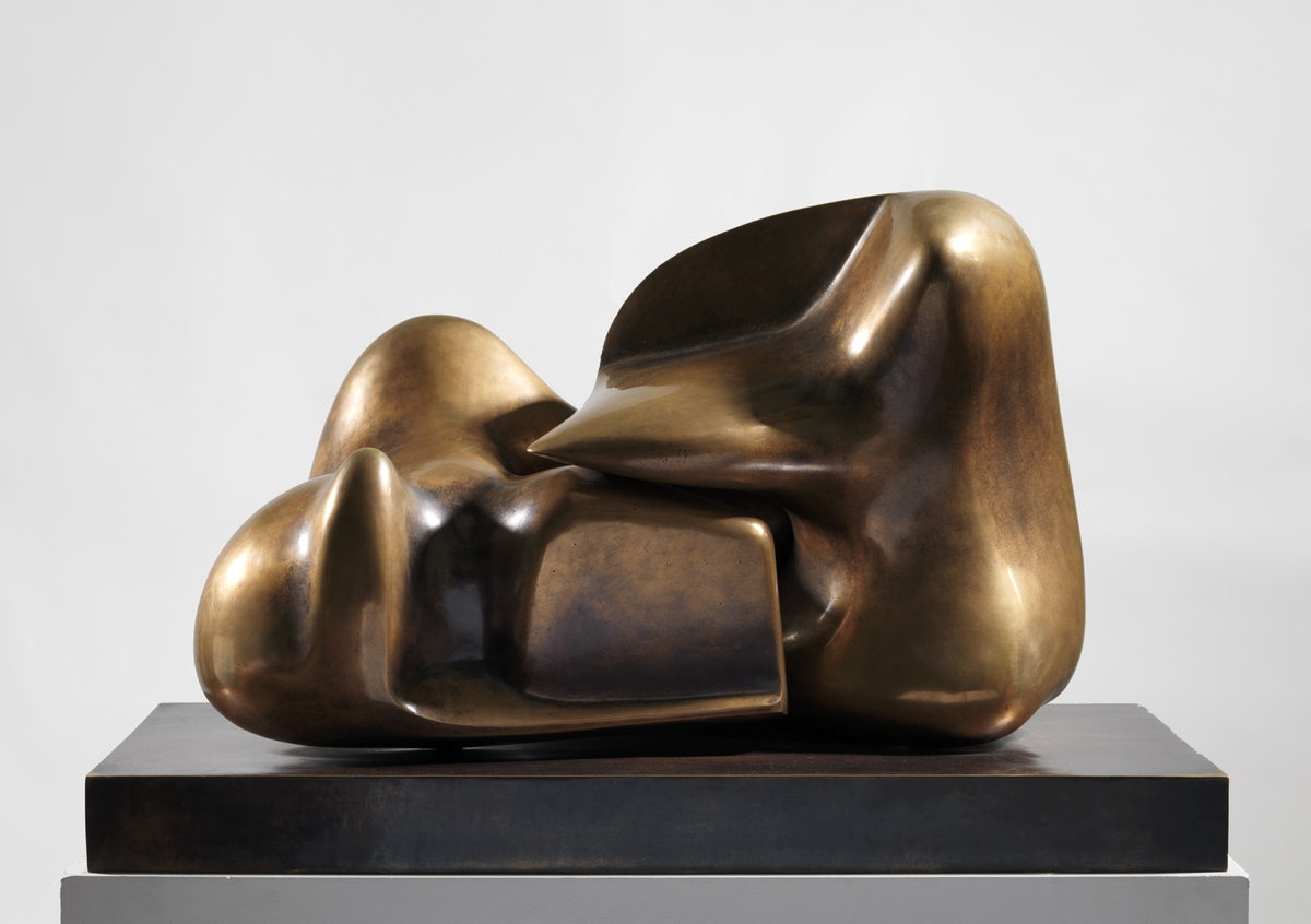 Two-piece sculpture: Interlocking [Skulptur]