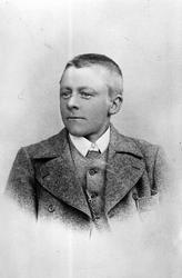 Portrett av ung mann. Ole Åsegård.