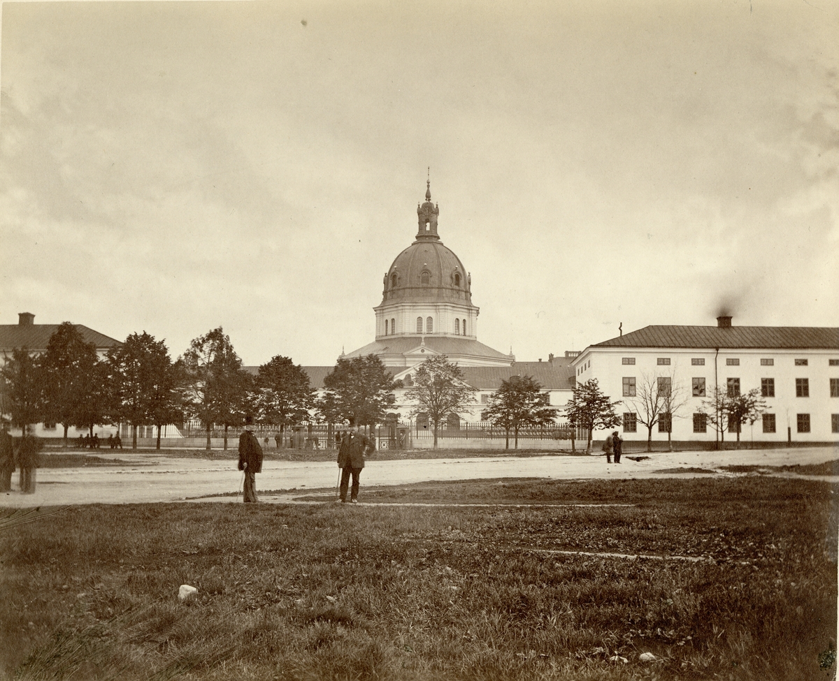 Artillerigården mellan 1868 och 1877. Dagens Armémuseum.