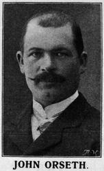 Portrettfoto av John Orseth (1877-1944), fra Nordigarden i O