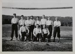 Lensmannsbetjente og Statspoliti Fotballag, Hvalsmoen 1932