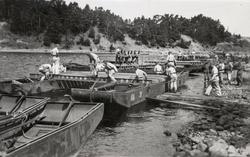 Pongtongbro under bygging.