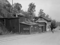 Ryenbergveien. Ulovlig skurbebyggelse. Oktober 1954