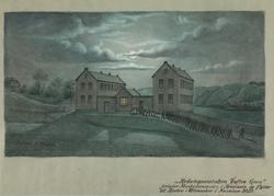 "Redningsanstalen Toftes Gave" forlader Munkedamsveien i Kri