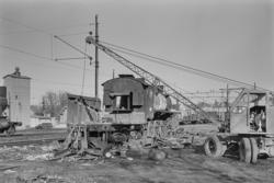 Utrangert damplokomotiv type 26c nr. 379 på Lillestrøm stasj