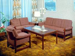 Salong. Sofa og lenestol.