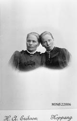 Portrett av to kvinner