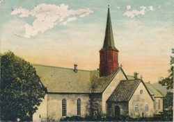 Ålesund, Borgund kirke før brannen i 1904.