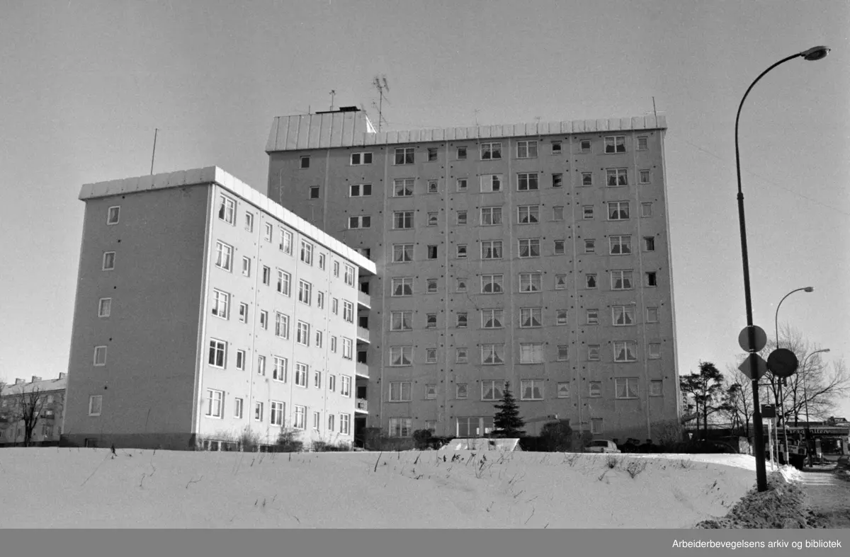 Valle Trygdebolig. Januar 1976