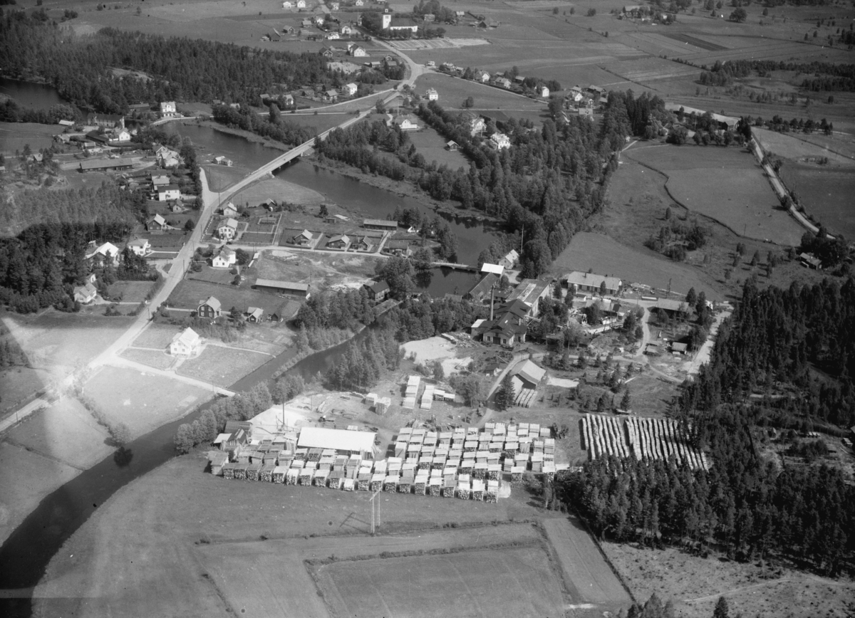 Flygfoto över Skede i Vetlanda kommun. Nr. K. 47
