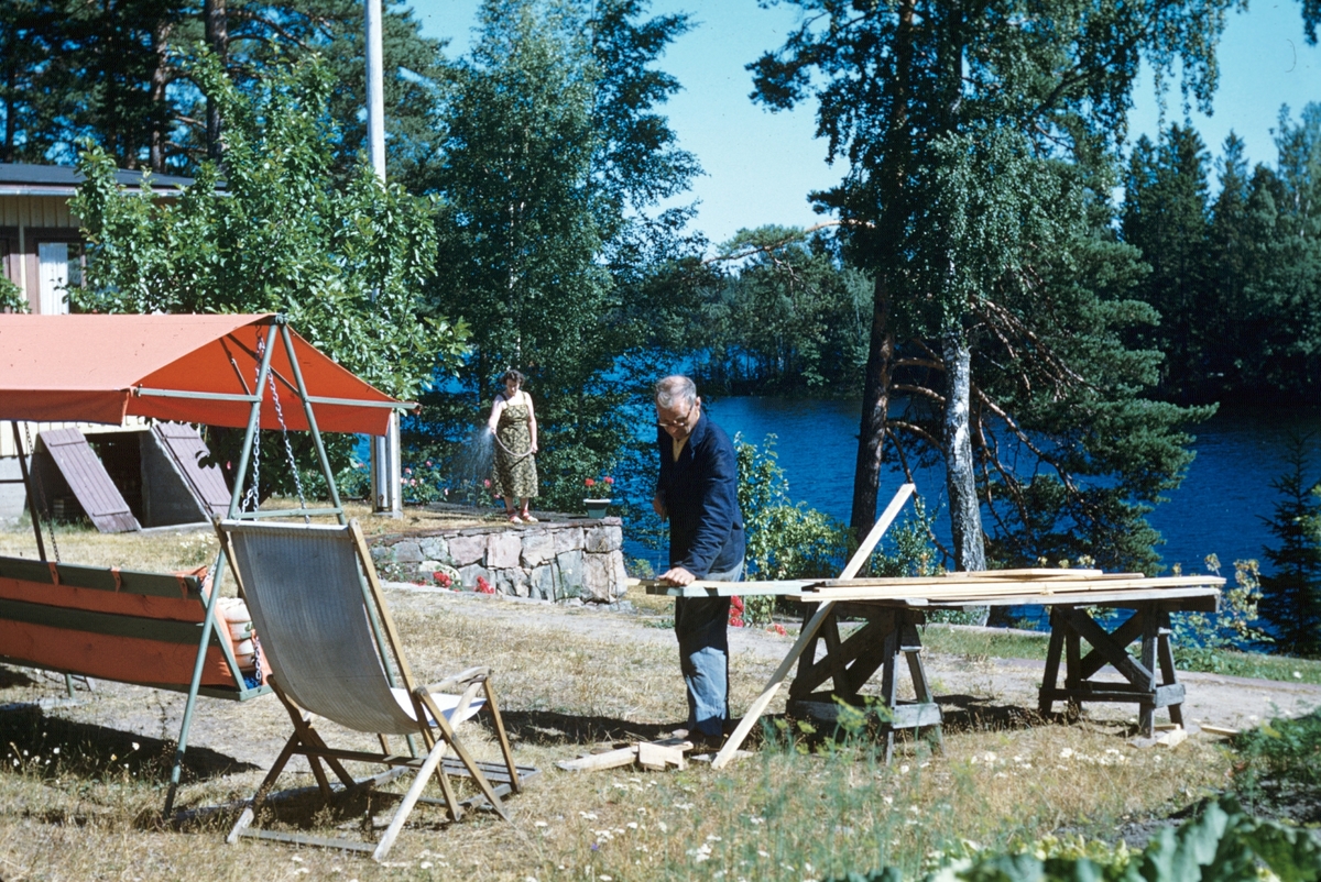 Sommarstuga vid sjön Trösken.