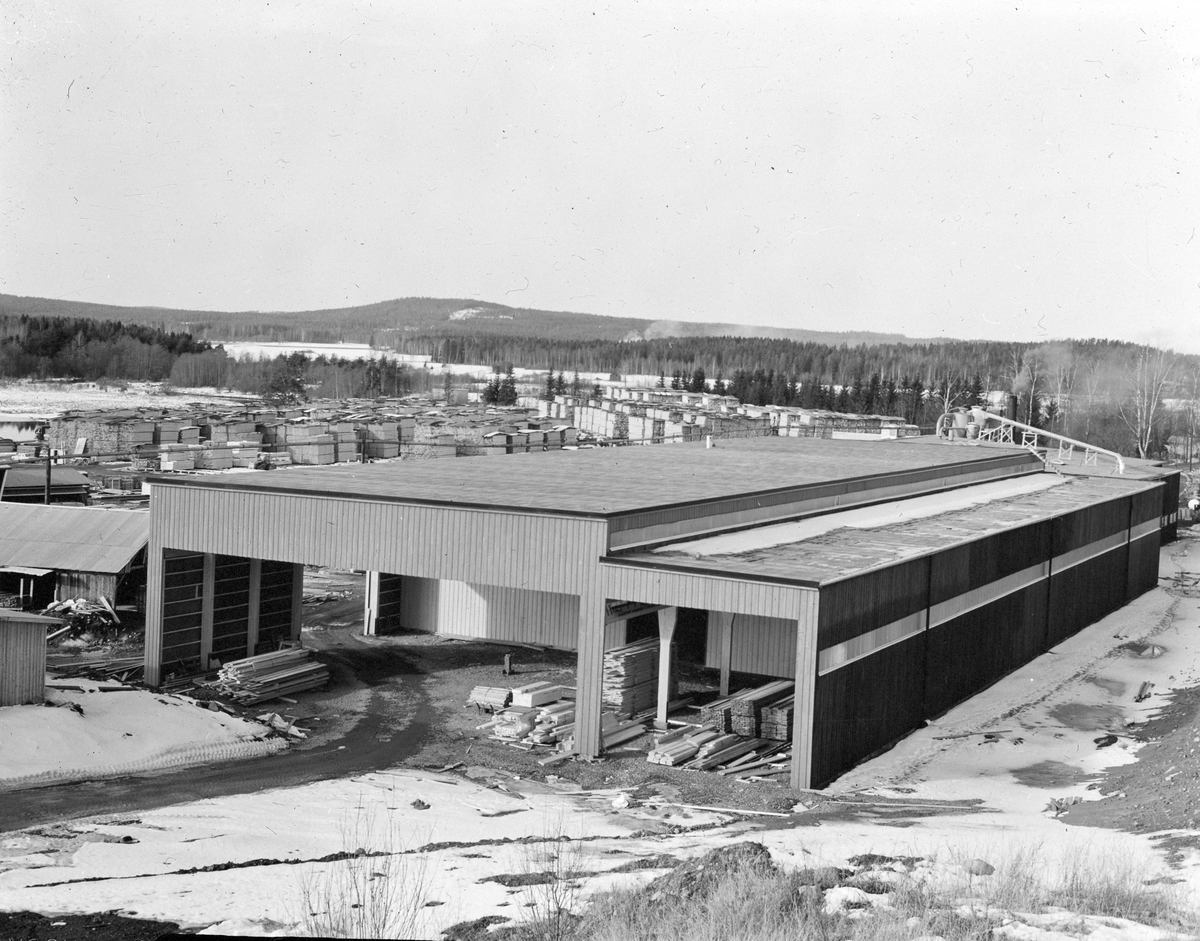 Mellanskog verksam i Gävleborgs län. Mars 1973

